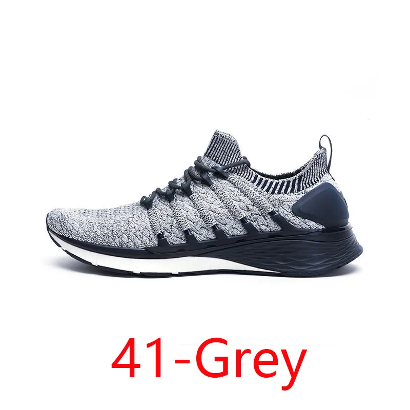 Grey-41 Xiaomi Mijia кроссовки 3 мужские спортивные кроссовки Uni-moulding 3D Fishbone Lock системы Вязание верхние кроссовки машинная стирка - Цвет: Grey-41