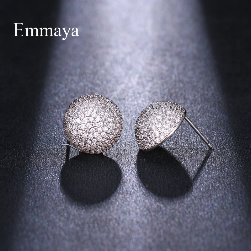 Emmaya самые популярные минималистские полукруглые циркониевые женские модные