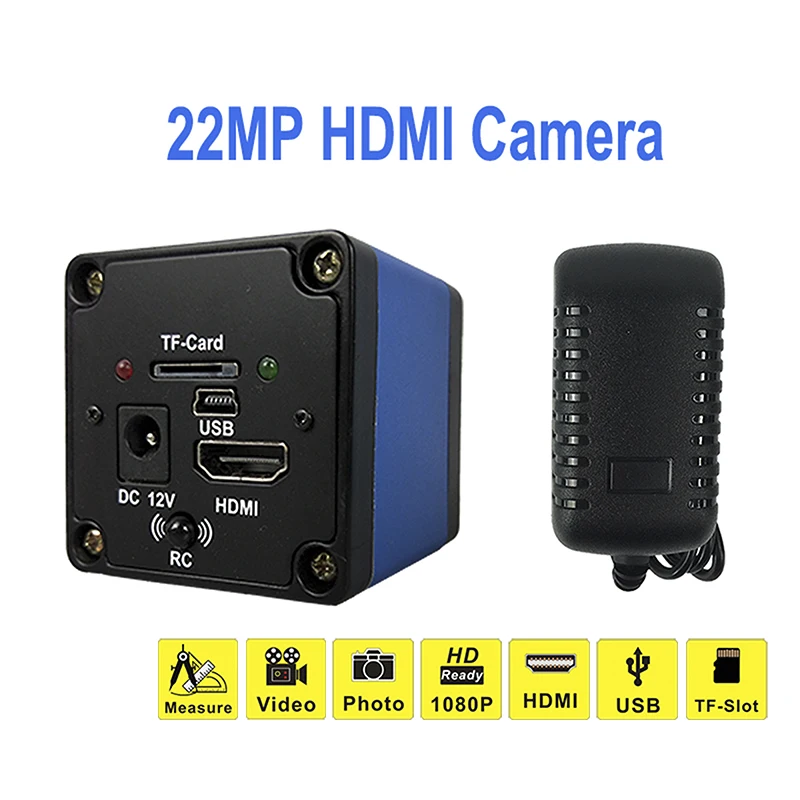 Eifx 14MP цифровой видео HDMI микроскоп камера + 130X/180X C крепление объектива для PCB пайки