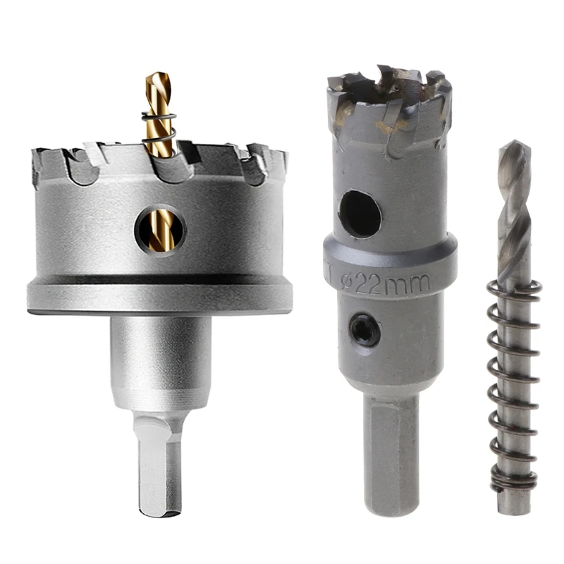 

High Hardness Alloy Hole Saw Drill Bit Stainless Steel Plate Drilling Tool for Electric Drill Machine Tool Accessories