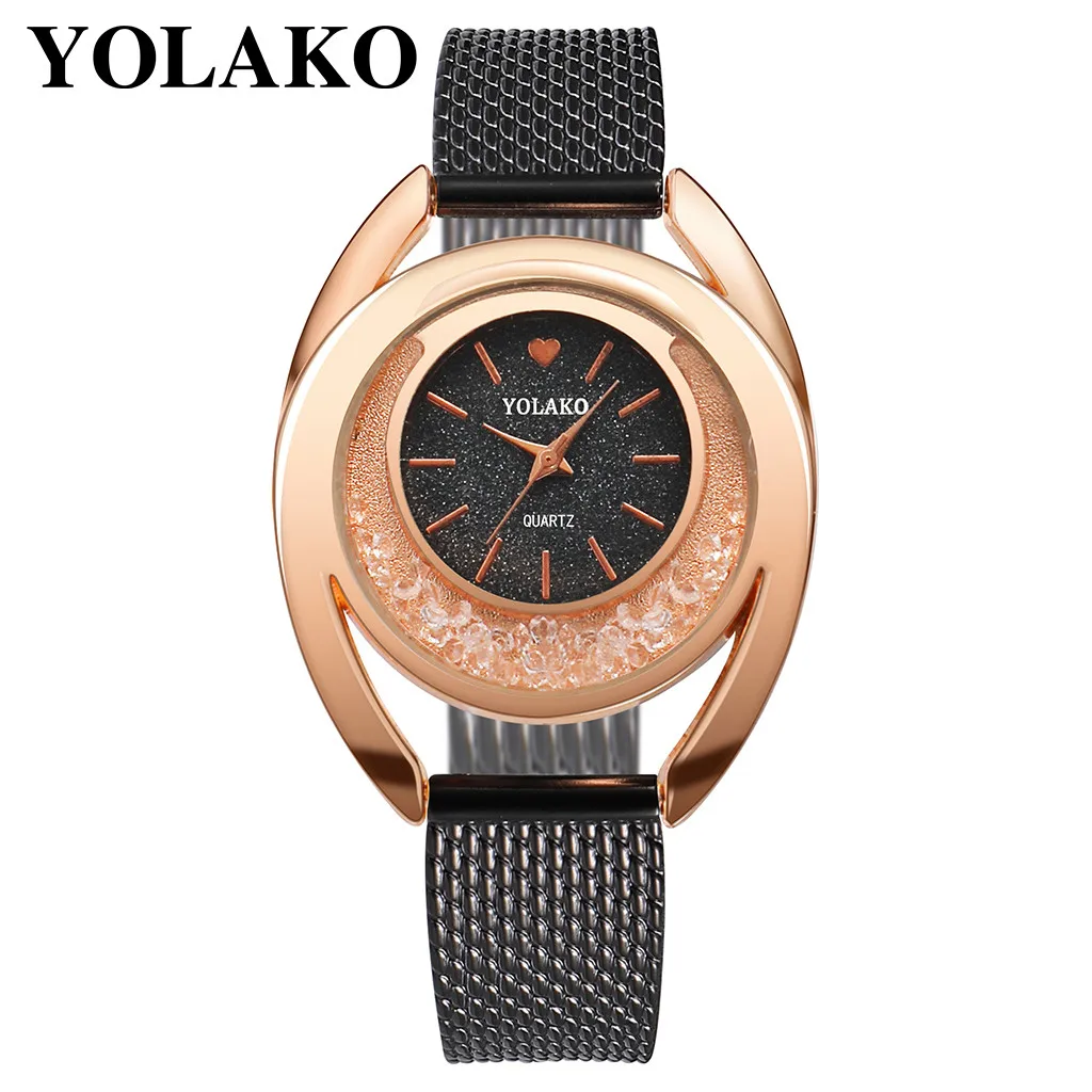 

YOLAKO Women Watches Bracelet New Quartz Clock Ladies Wristwatches Relogio Feminino Diamond Reloj Mujer Hot montre femme 533