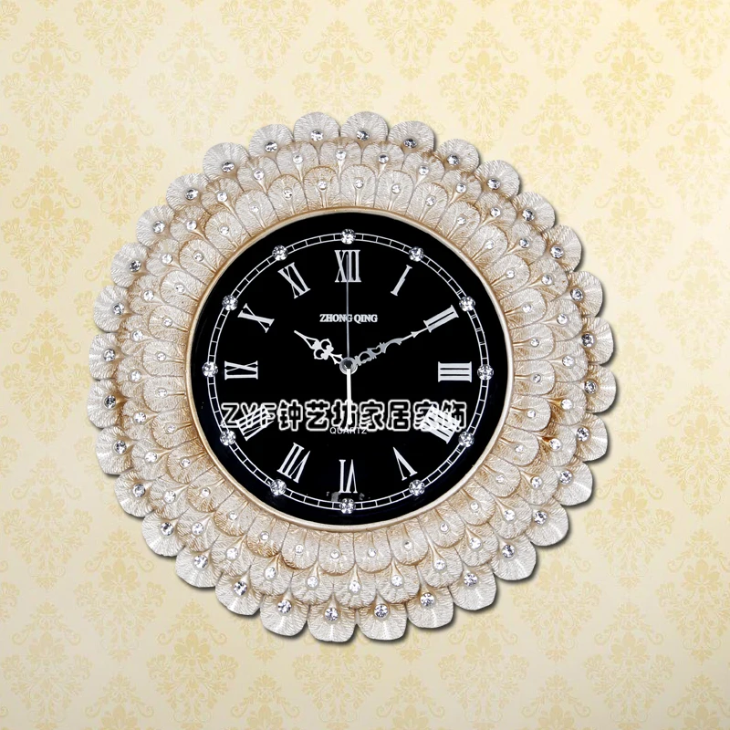 

Modern Design Nordic Wall Clock Fashion Creative Retro Clocks Round Large Roman Reloj Pared Clocks Wall Home Decor EB50WC