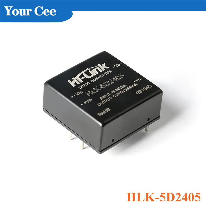 DC-DC изолированный модуль питания преобразователя 5W DC 12V to 15V/5V/12V 24v 5V/12V