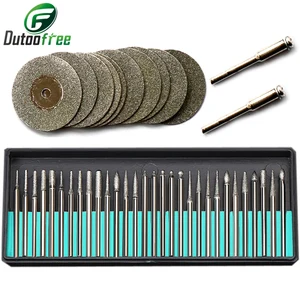 Алмазные диски Dremel 30 шт., лезвия для алмазной пилы 12 шт., мини-режущие диски, сверла для инструмента Dremel