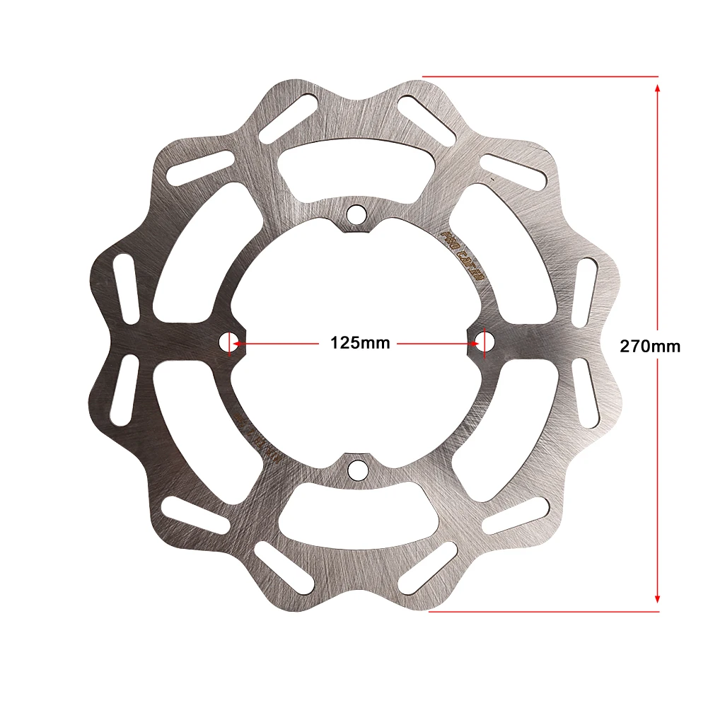 

Motorcycle 270mm Front Brake Disc Rotor Disk For Kawasaki KX125 KX250 2006-2008 KX250F KX450F 2006-2021 KLX450R 2007-2021