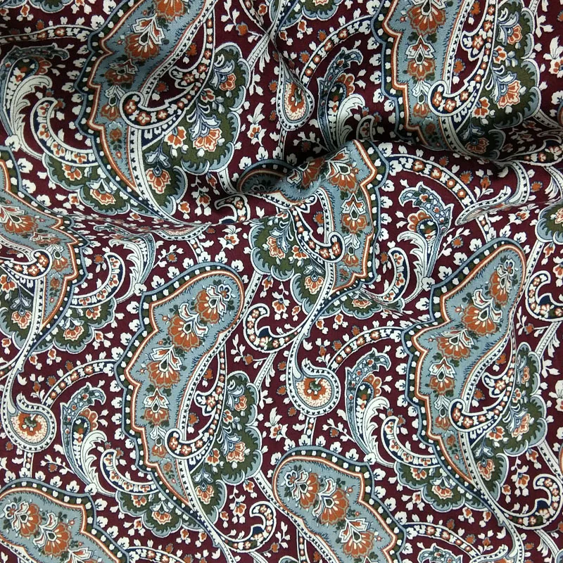 Винтажный элегантный хлопковый тканевый светильник коричневый осенний дизайн