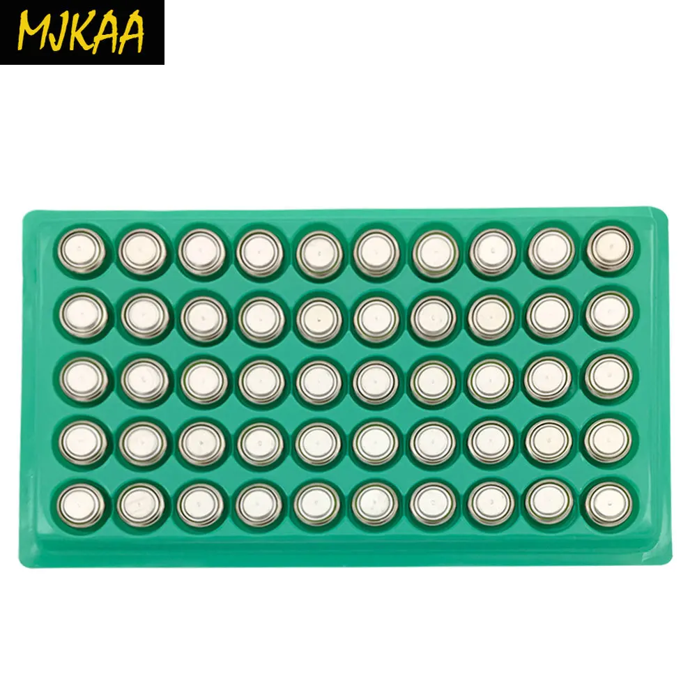 MJKAA Лидер продаж 300 шт. LR44 357A A76 303 AG13 SR44SW SP76 L1154 RW82 RW42 щелочные батареи таблеточного Батарея длительный