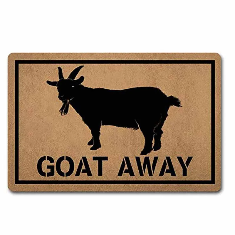 Напольные коврики для дверей коврик из козьей кожи добро пожаловать (23 6X15 7 дюйма)