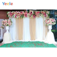 yeele wedding ceremony flowers floor curtain wall photography backdrops personalized photographic backgrounds for photo studio