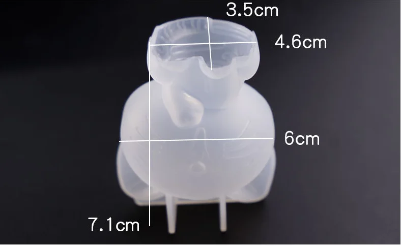 Большой единорог Aouke сделай сам Хрустальная форма в форме капли зеркало 3D для