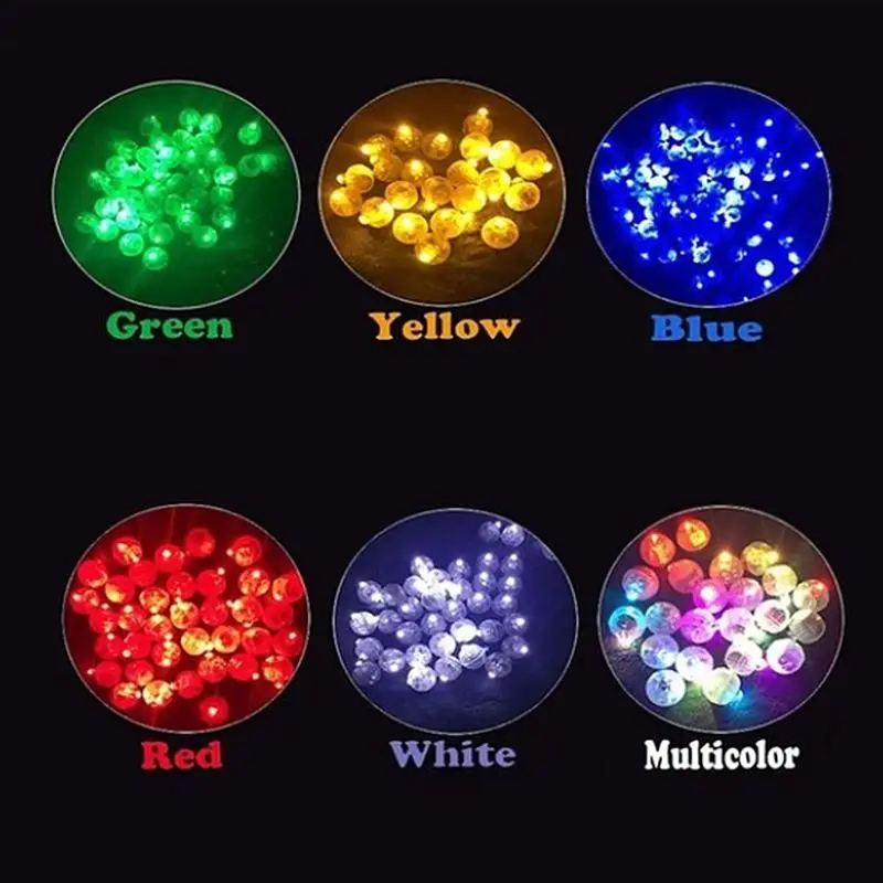 

10 Pcs Mini LED Light Ball Lamp For Balloon Lantern Birthday Parties Decoration