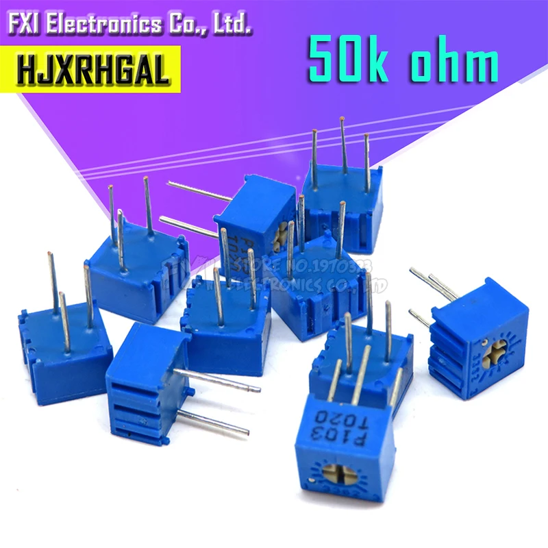 10 шт. 3362P 1 503LF 3362 P 50K ohm 503 P503 Подстроечный резистор подстроечный потенциометр