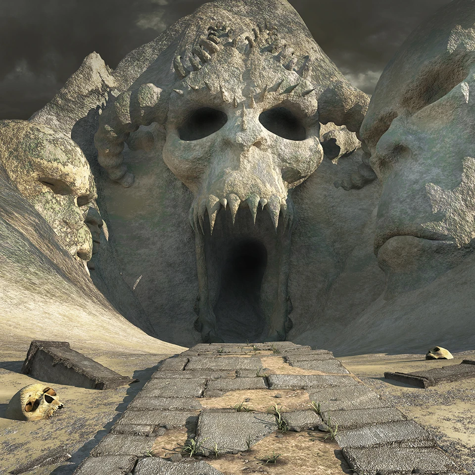 Lyavshi Halloween Backdrop for Photography Party Decoration Spooky Cave Scary Doorway Photo Background Vinyl Studio Props | Электроника