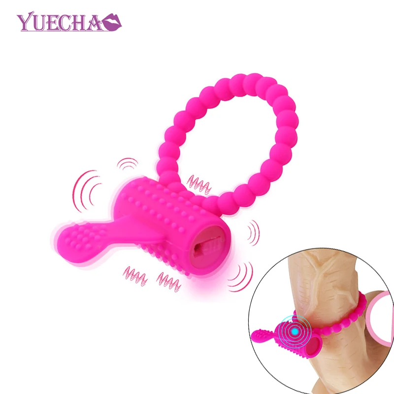 Петух силиконовые кольца язык вибратор секс игрушки для мужчин взрослые