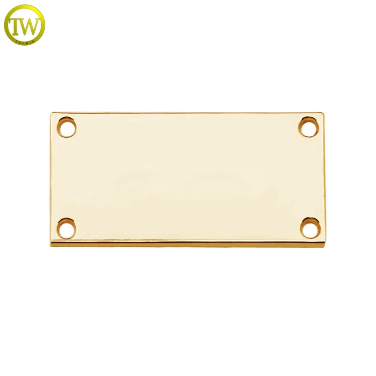 Заводская поставка античная латунь под заказ металлический логотип именные