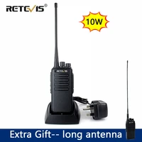 10w powerful walkie talkie long range 10 km retevis rt1 vhf uhf high class two way radio walkie talkie for hunting business ptt