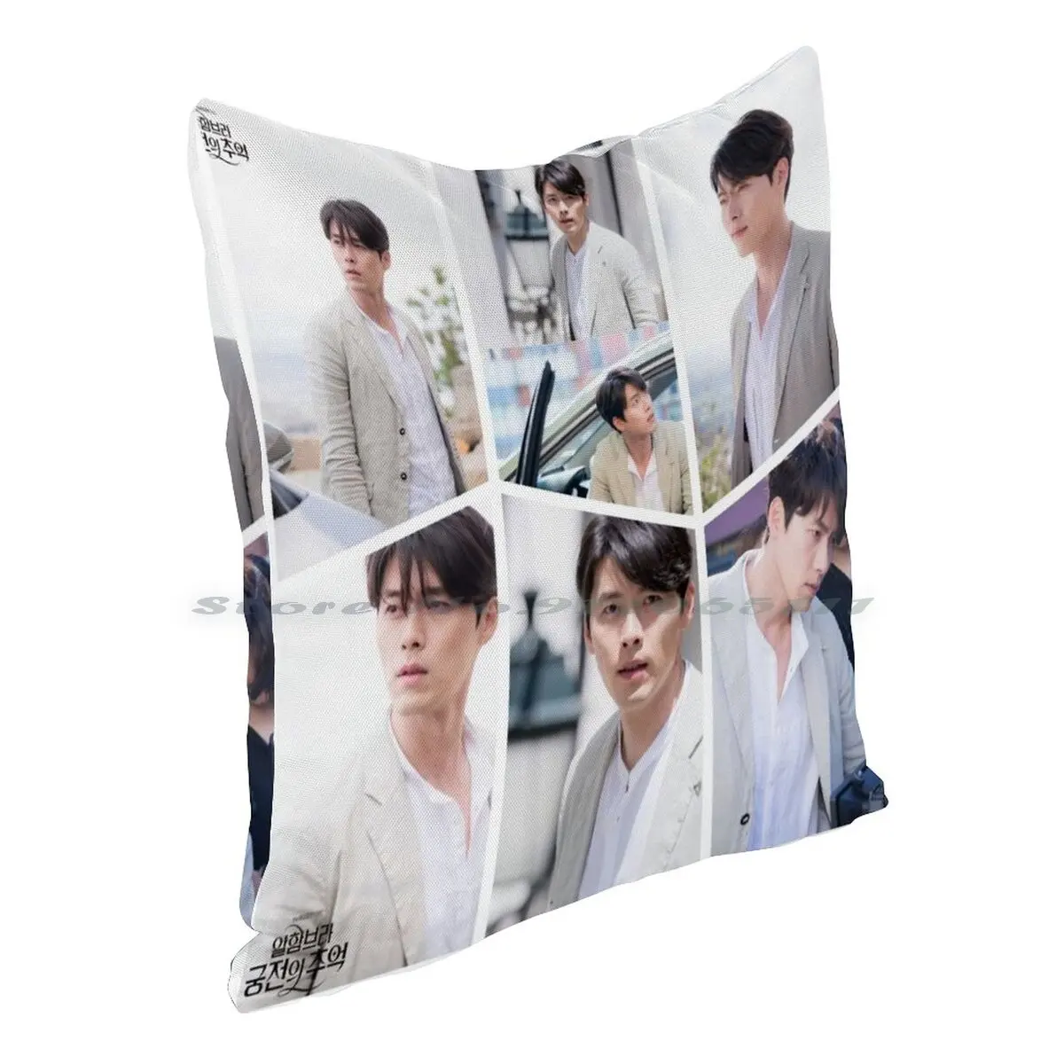 Hyun Bin красивый коллаж наволочка для подушки из хлопка и льна Kdrama Корейская Драма