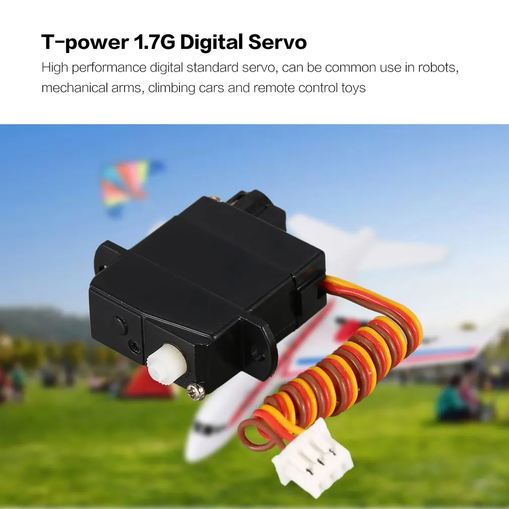 T-power 1 7G низковольтный цифровой сервопривод JST разъем комплект радиоуправляемая