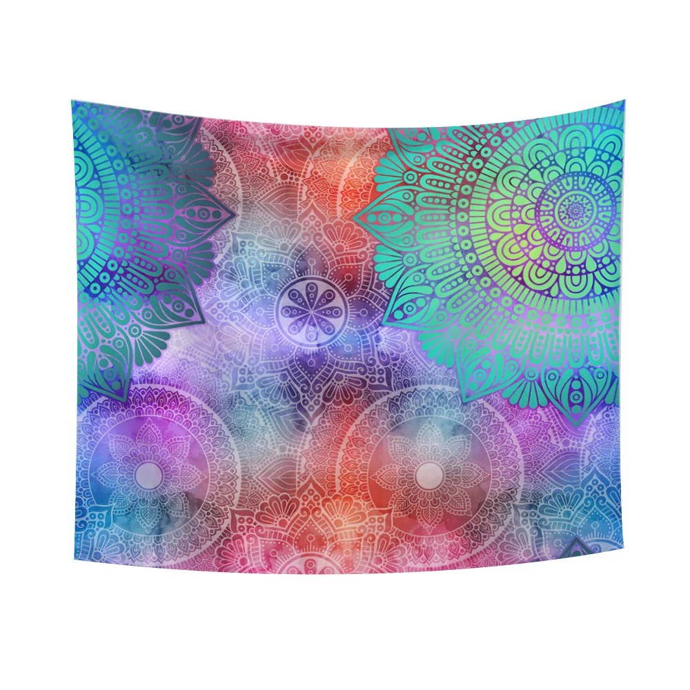 Lychee Mandala Series Wall Hanging Tapestry Polyester Blanket Art Carpet Home Decorative | Дом и сад