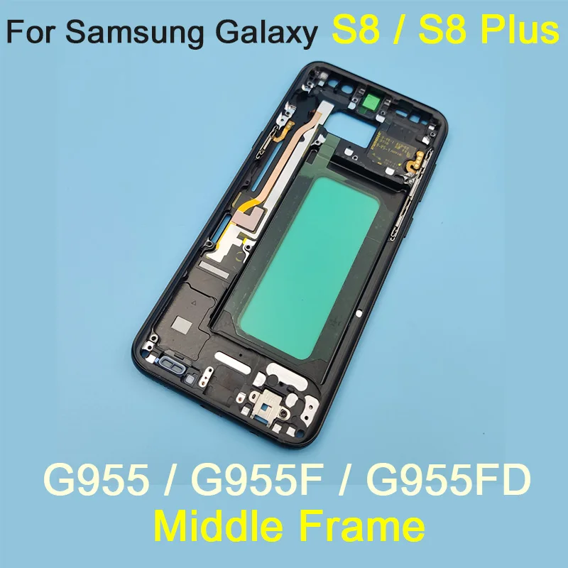 Замена средняя рамка задняя Корпус Крышка для Samsung Galaxy S8 Plus G955F G955FD Аксессуары