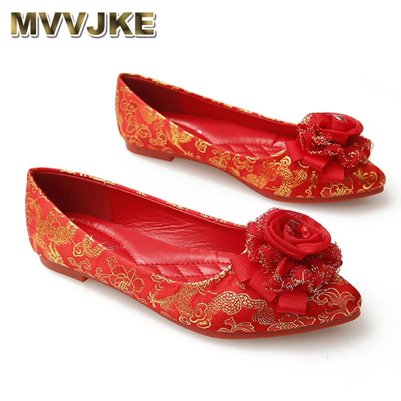

MVVJKEFlat Shoes Women Elegant Shoes For Woman Pointed Toe Flats Womens Shoes Comfort Fashion Slip On Feminino Mokasyny Damskie