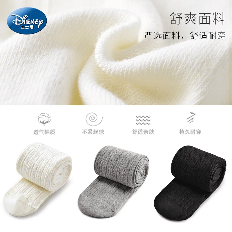 

Disney Winter Warm Plush Dance Socks Thickened Minnie Pantyhose Girls Pantyhose Spring and Autumn Children Girls White Socks
