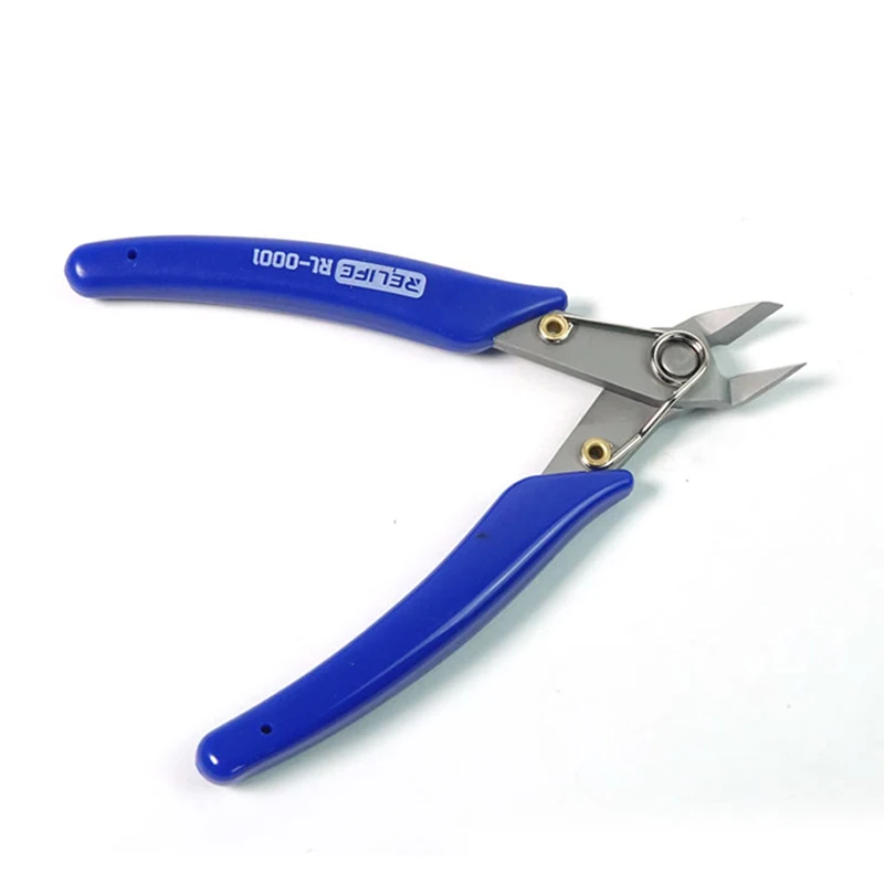 

5" Precision Diagonal Pliers Cutting Pliers for Wire Cable Cutter High Hardness HDR 56-58 Electronic Repair Hand Tools