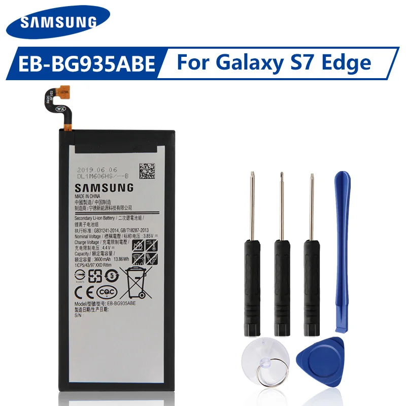 Оригинальная Аккумуляторная батарея для Samsung GALAXY S7 Edge G9350 G935FD аккумулятор
