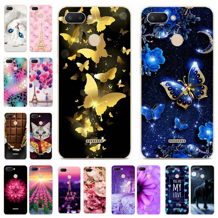 Силиконовый чехол для Xiaomi Redmi 6, чехол 5,45 'для Redmi 6 pro 5,84' с изображением кота, чехол для телефона Xiomi Redmi Redmi6 6 pro 6pro Fundas
