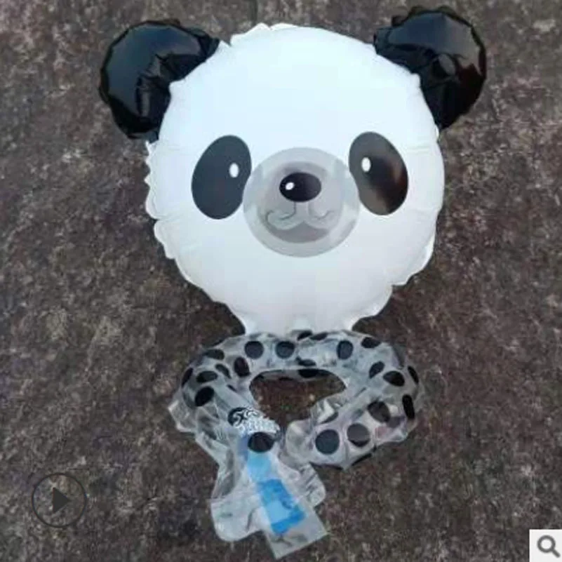 panda 50 шт./лот воздушный шар на запястье Детские вечерние принадлежности, подарок на день рождения браслет мультфильм животных классическая игрушка воздушные шары - Цвет: panda