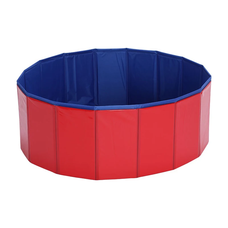 

Pet Folding Basin Bathtub Dog Swimming Pool PVC Strong Bathing Washing Pool for Puppy Dogs Cats Outdoor Shower Pool House Bed
