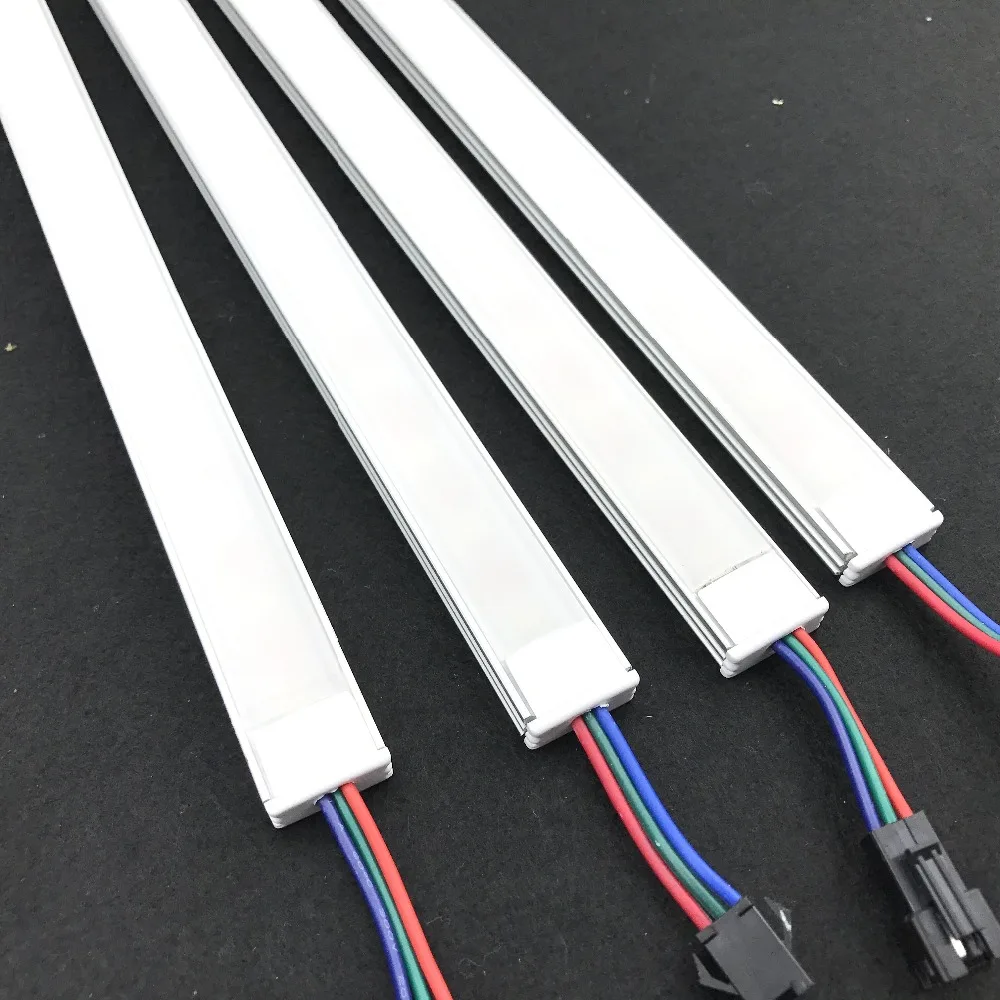 1 м DC5V WS2812B светодиодный жесткий бар 31 пикс./м С молочным/форстым покрытием