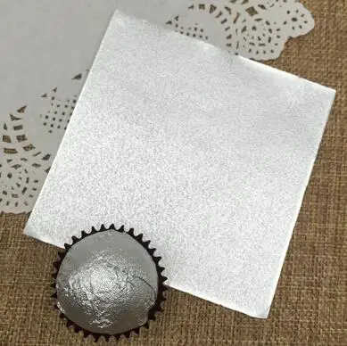 Розничная продажа разноцветная фольгированная обертка 8*8 см для шоколада милая