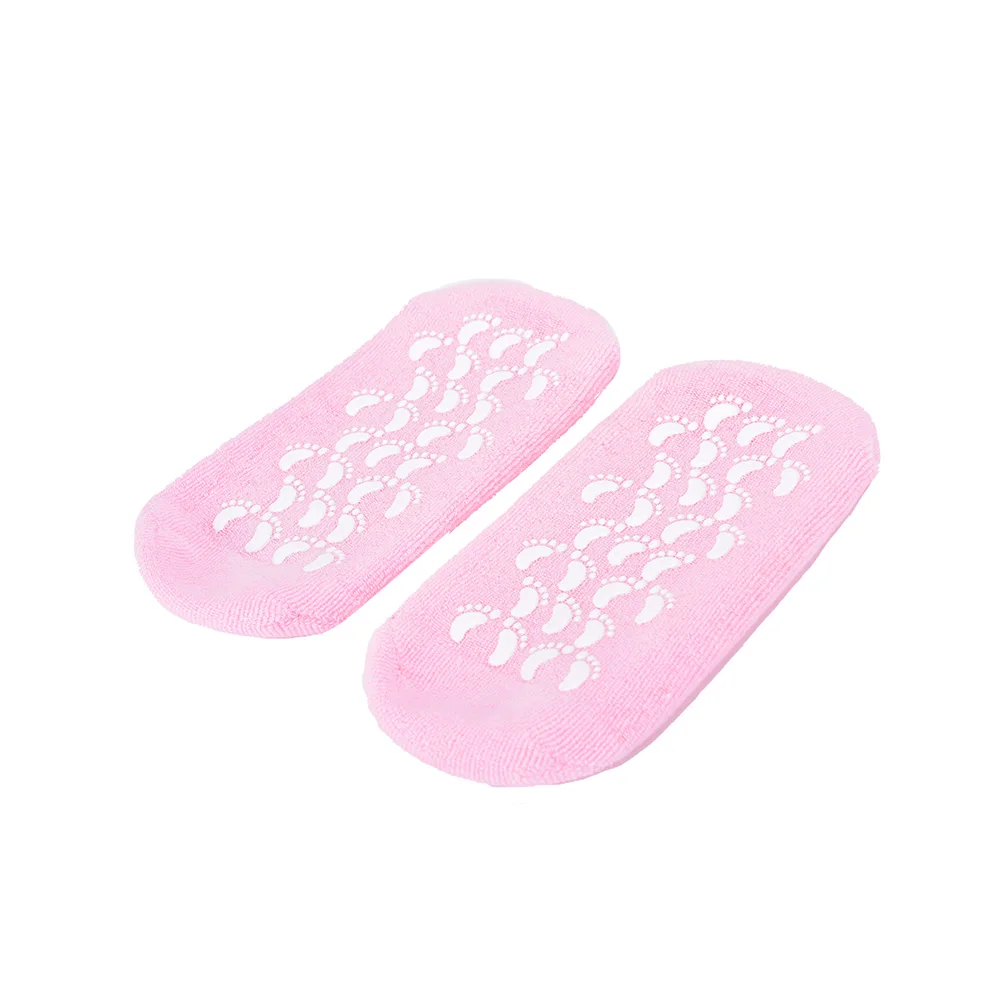 

1Pair Moisturizing Whitening Exfoliating Foot Mask Sock SPA Gel Feet Care SPA Gel Beauty Cotton Socks Foot Care Tools