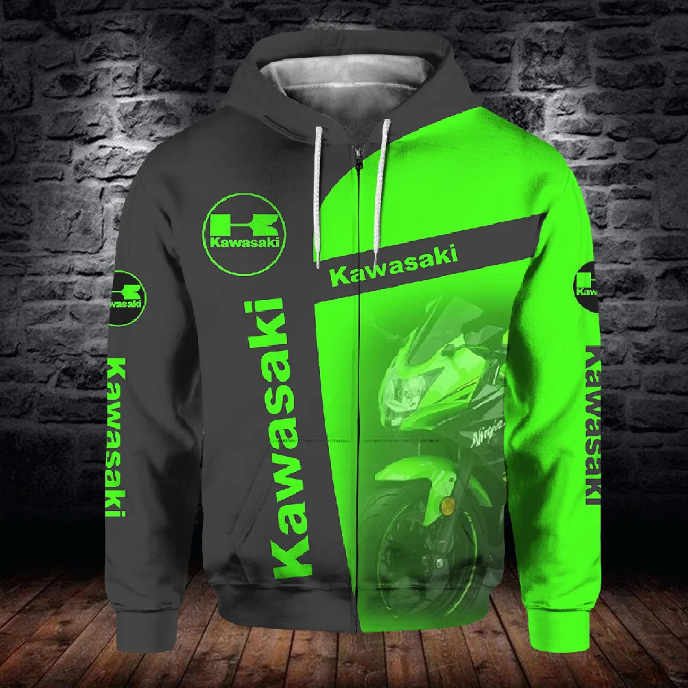 

Thin And Light Fashion Kawasaki Punisher Men's Hoodie 3D Digital Print Sweatshirt Outdoor Sportswear Harajuku Casual Hoodie Men