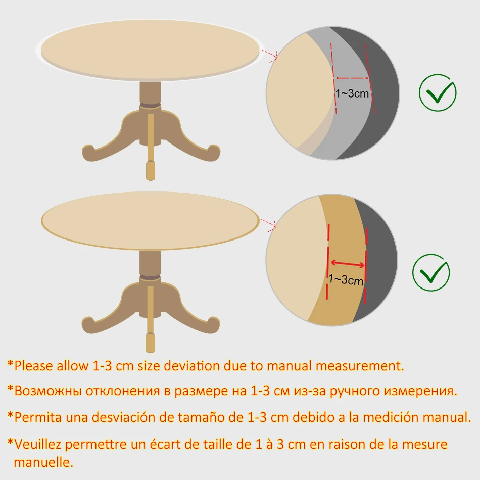 Круглая прозрачная скатерть водонепроницаемая маслостойкая Скатерть из ПВХ
