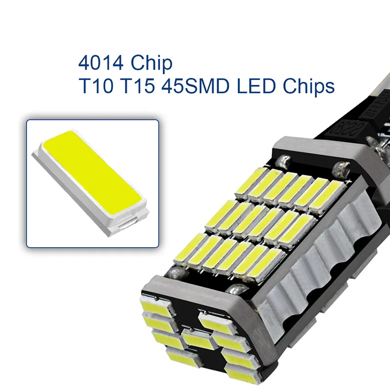 2pcs T15 921 W16W T16 Canbus LED Bulb Car Backup Reverse Lights for Mercedes Benz W220 W213 W176 ML CLK W201 W208 W123 W164 SLK |