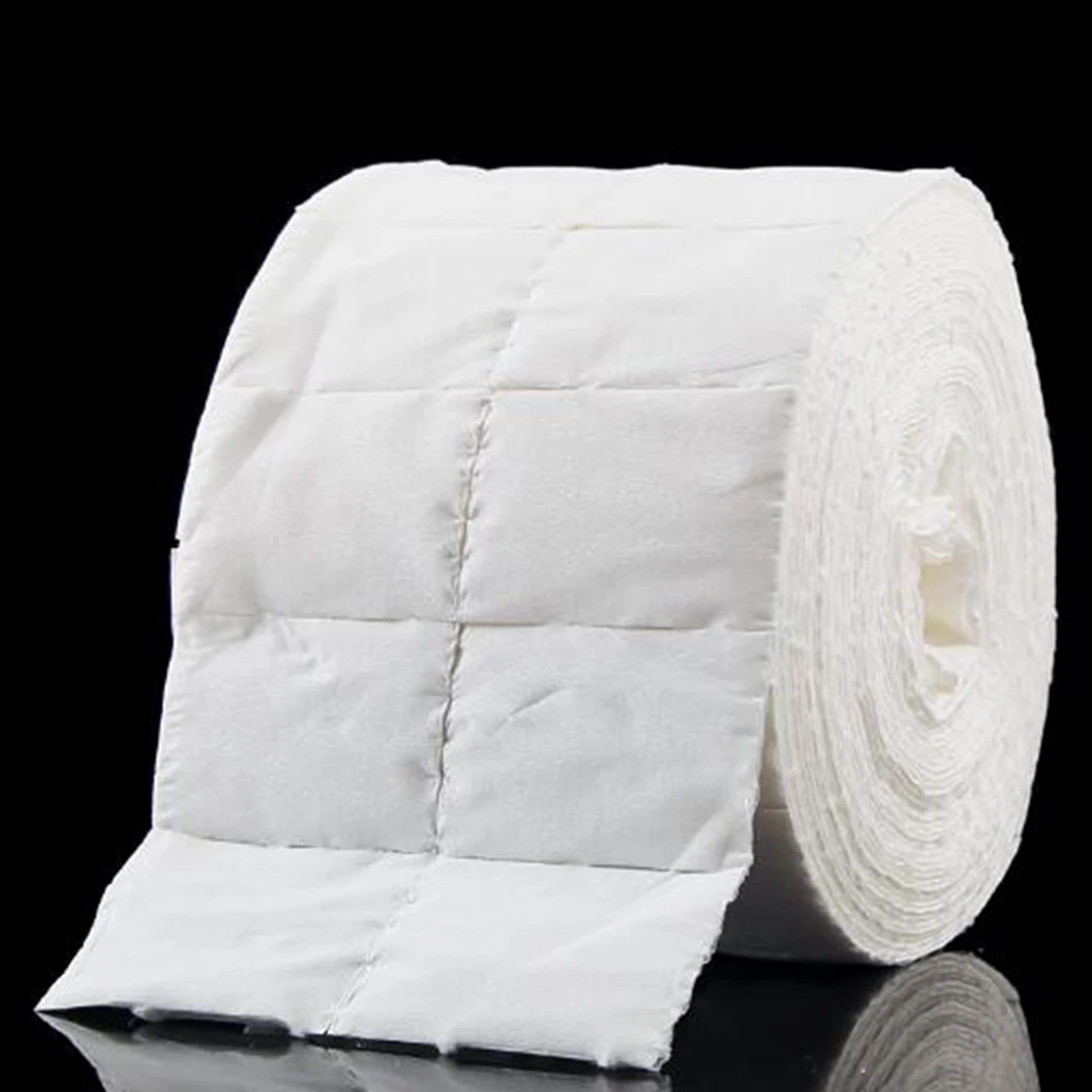 500 шт./рулон салфетки для снятия лака ногтей | Красота и здоровье