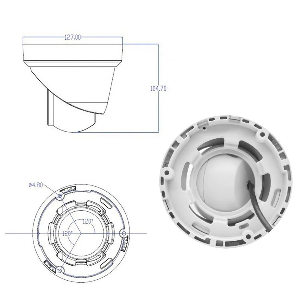 IP камера UniLook 8 Мп 4K револьверная POE|Камеры видеонаблюдения| |