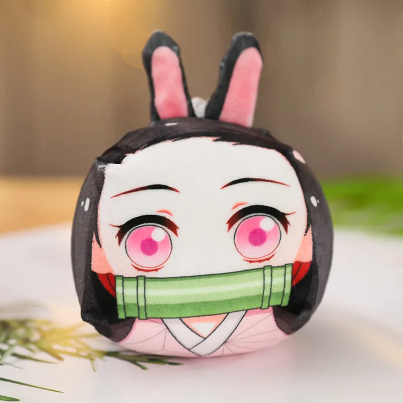 Демон Slayer Косплей плюшевые игрушки брелок Kimetsu No Yaiba Kamado Tanjirou Nezuko набитый