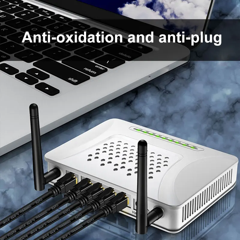 Кабель Ethernet ONTi CAT8 40 Гбит/с 2000 МГц SSTP UTP Cat 8 RJ45 сетевой патч-корд для маршрутизатора