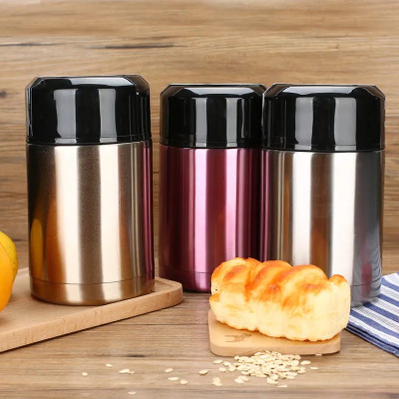 Термос для супа из нержавеющей стали 800/1000 мл|Вакуумные фляги и термосы| |