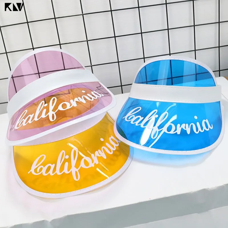 Унисекс летняя пластиковая Милая шляпа с солнцезащитным козырьком карамельного