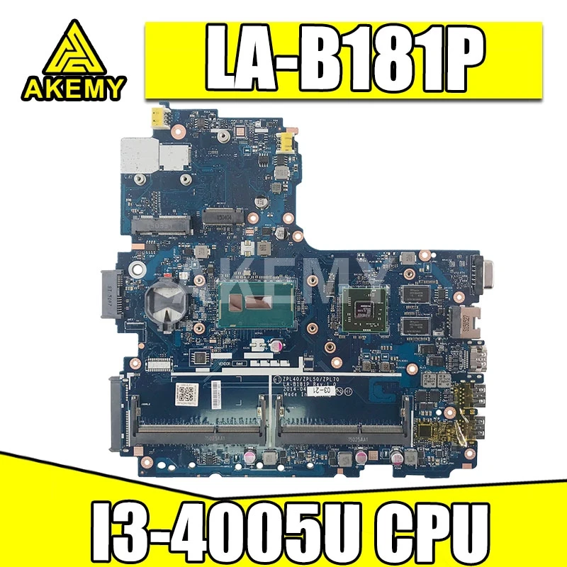 Материнская плата для ноутбука Akemy For HP Probook 440 450 470 G2 I3 материнская 782950 001 601 ZPL40/ZPL50 LA