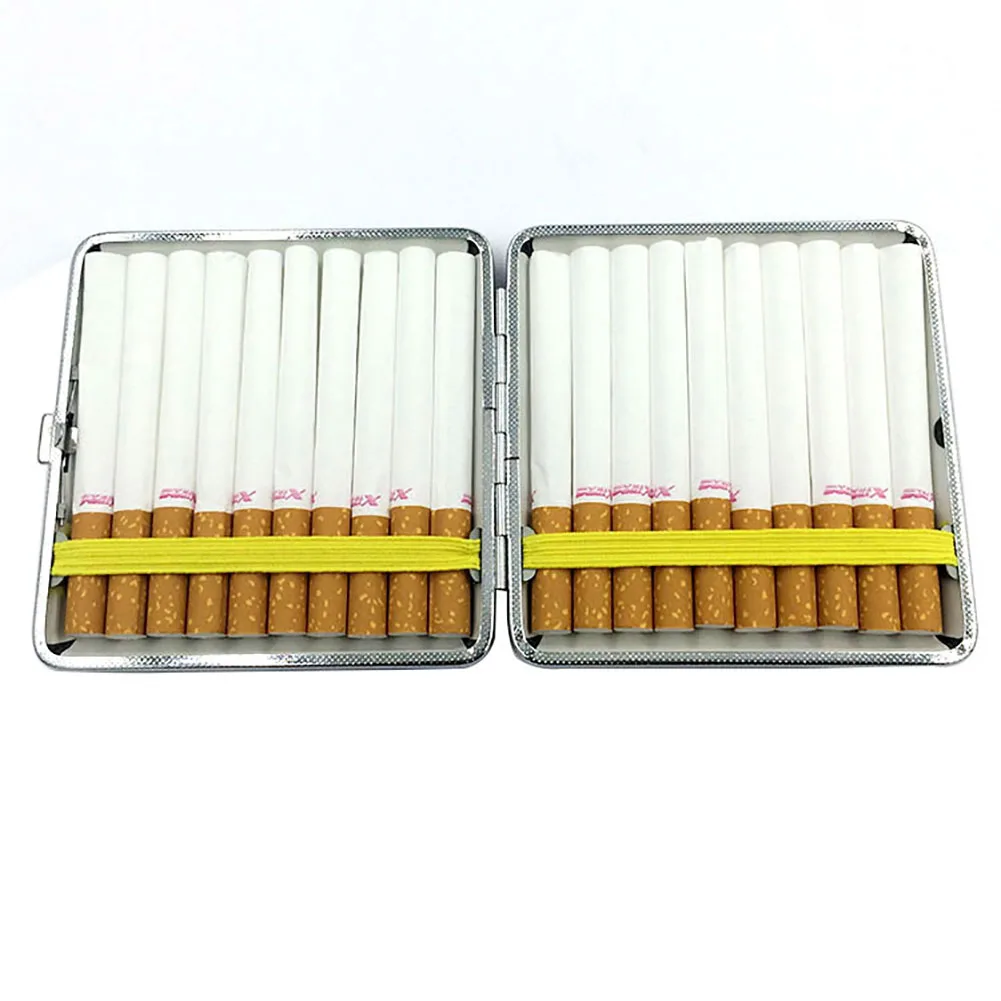 Чехол для сигарет из искусственной кожи 20 палочек с резиновой лентой Подарочная