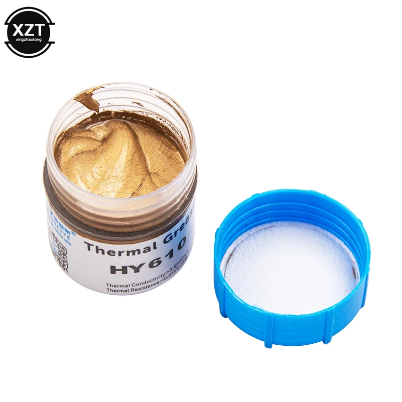 Силиконовая теплопроводная термопаста HY610 для радиаторов ЦП ГП чипсетов