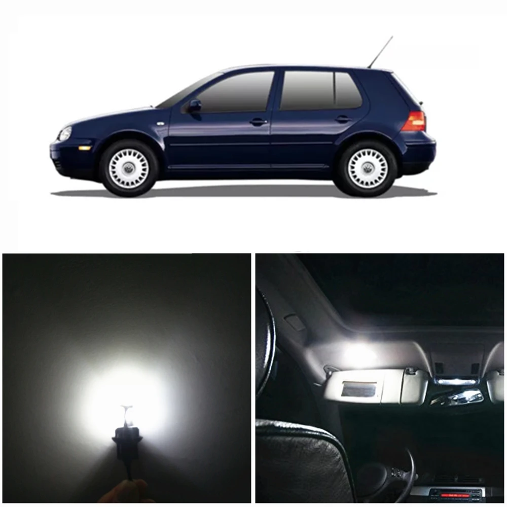 WLJH 12 шт. Canbus Error Frr автомобильный внутренний светодиодный комплект для чтения