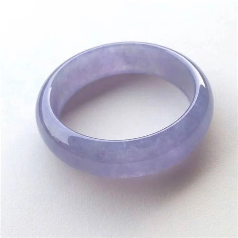 

zheru jewelry natural Burmese emerald 54-64mm ice light purple bracelet elegant princess fashion jewelry for mother and girlfrie