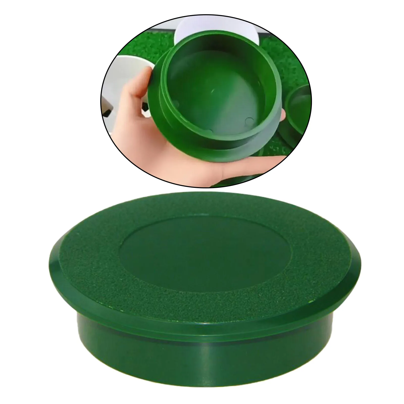 

Golf Cup Cover, Putting Hole Cup Protective Lid Golf Practicing Training Aids for Outdoors Golfing Equipment