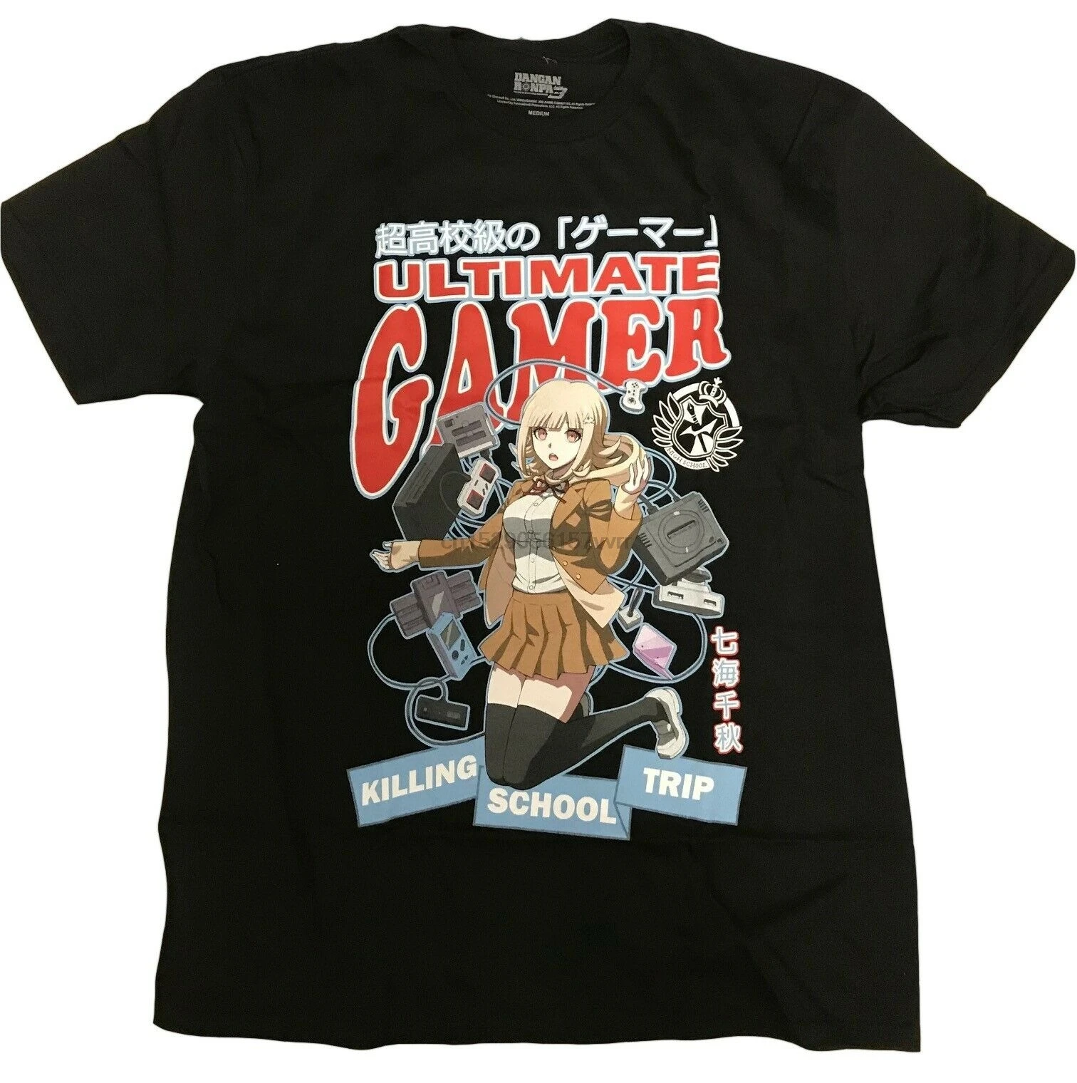 

EXCLUSIVE Danganronpa Ultimate Gamer Chiaki Nanami Authentic Anime T-Shirt 34763